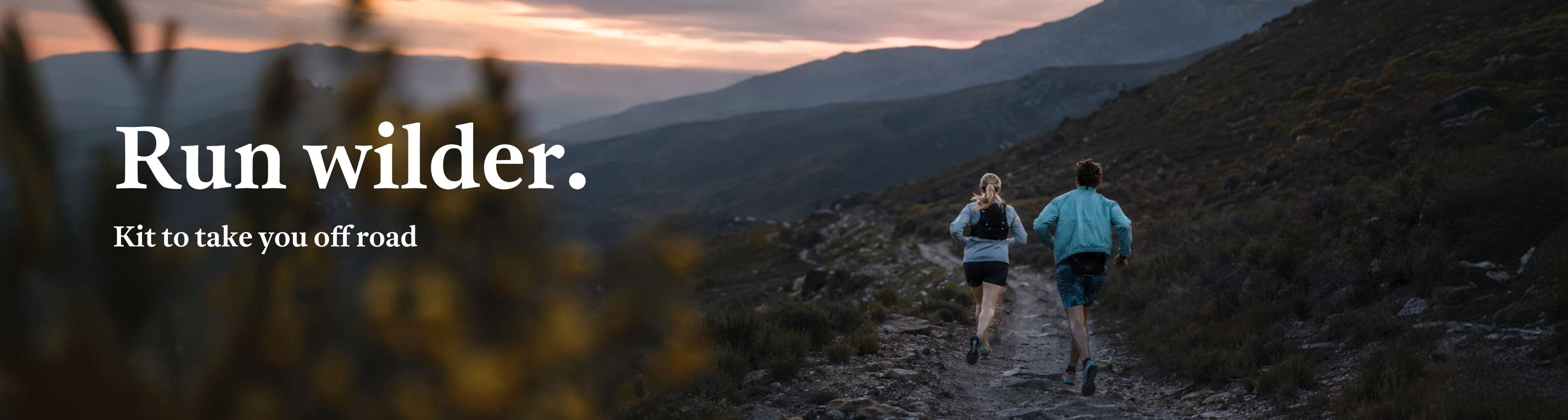 Shop trail gear on runners need
